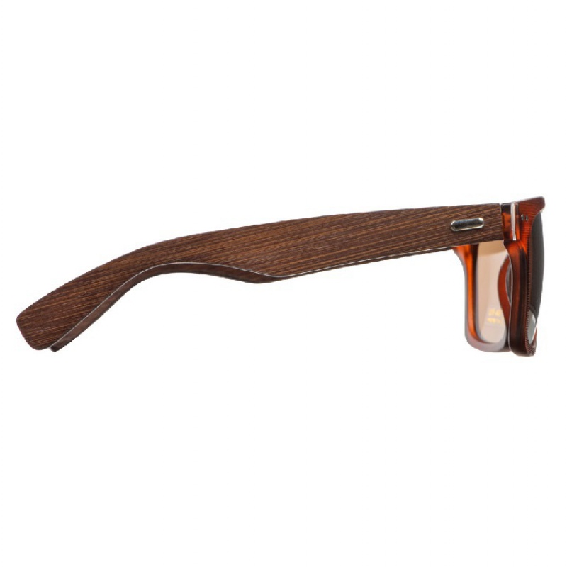 Очки солнцезащитные из бамбука с зеркальными линзами «Rockwood mirror». Артикул о831215