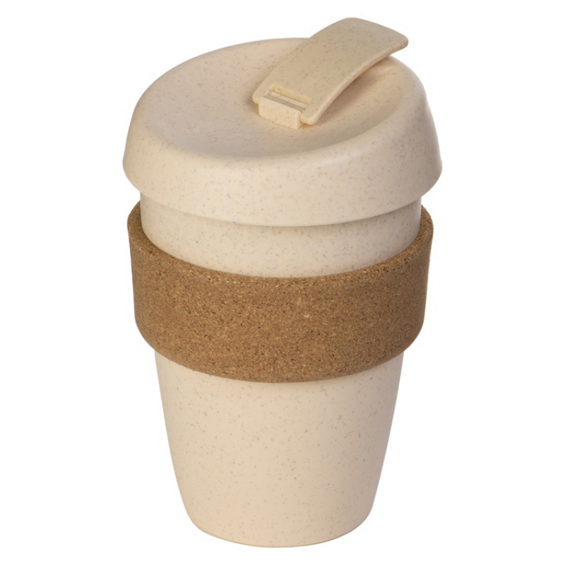 Стакан из пшеничного волокна с двойными стенками «Pino», 5 цветов. Артикул о82872