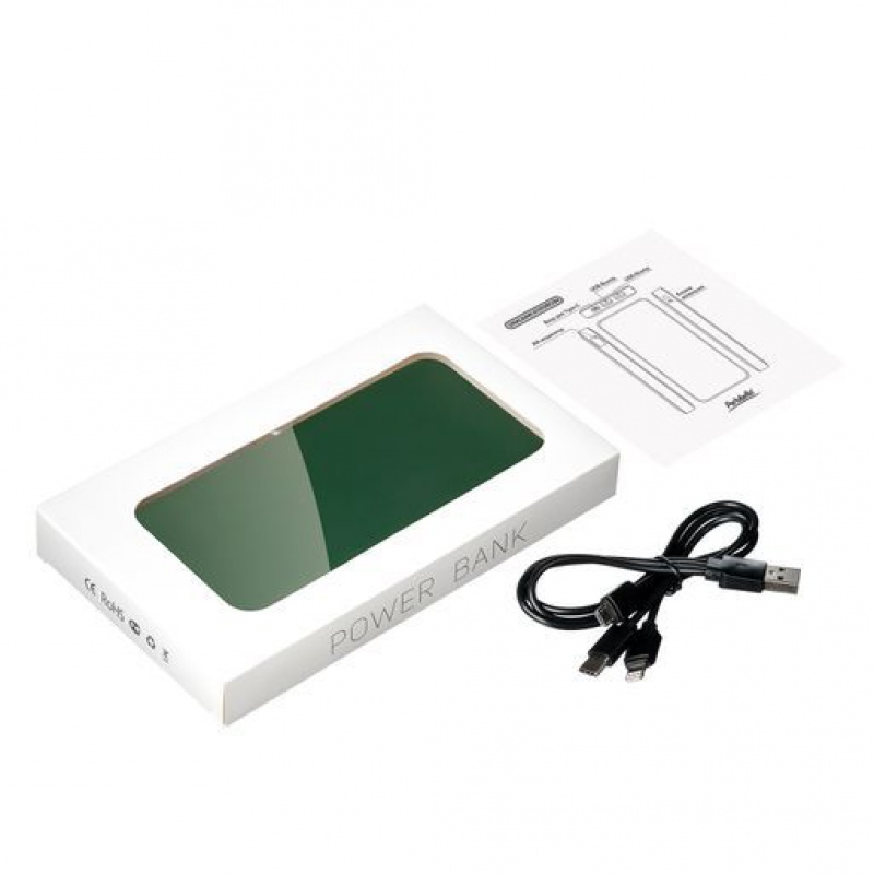 Внешний аккумулятор с подсветкой Ancor Plus 10000 mAh, 8 цветов Артикул е37526