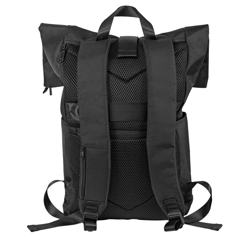 Рюкзак водостойкий "Roll", чёрный, 66х39х13 см, ткань верха:100% полиэстер, подкладка:100% полиэстер. Артикул и16813/35