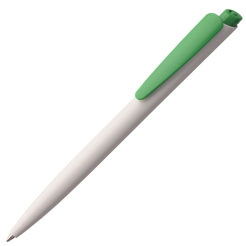Ручка шариковая Senator Dart Polished, белая с зеленым, красным, синим. Артикул р6308