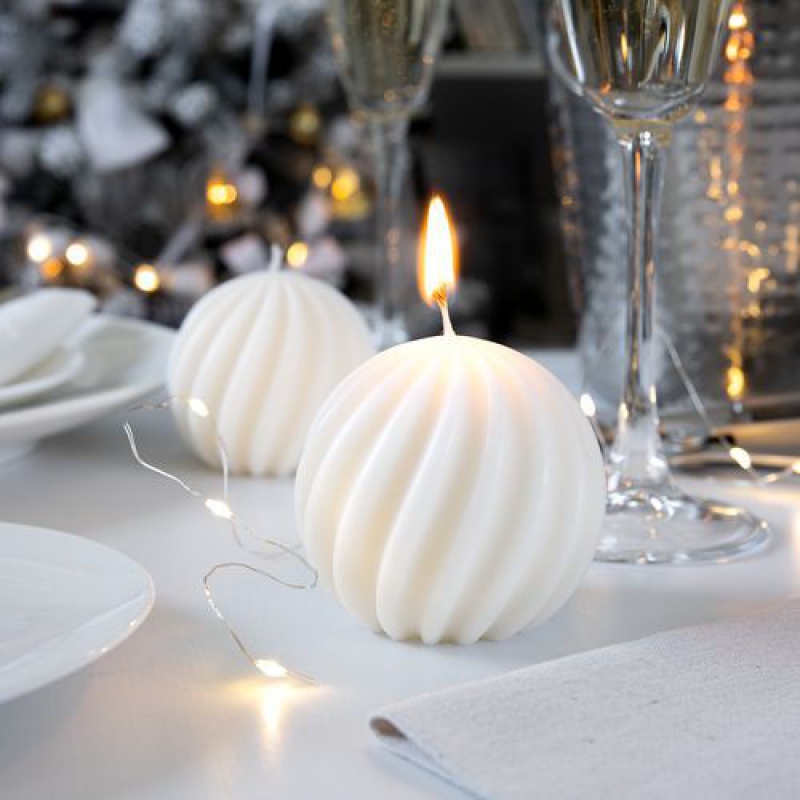 Свеча Glowberry, Свеча Pearfect, белый. Артикул р19348.60, р19349.60