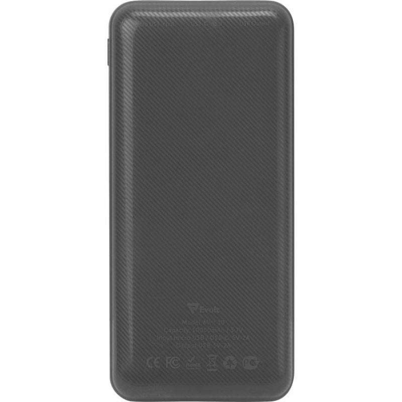 Внешний аккумулятор «Mini-10», 10000 mAh, серый, белый. Артикул о3932