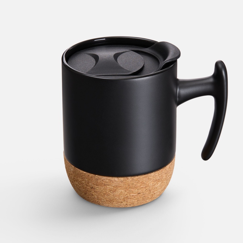 Кружка Corky Grip, белая, черная, синяя. Артикул р18664