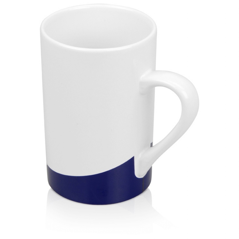 Кружка «Мерсер» белая с зеленым, синим, оранжевым, красным. Артикул о8798