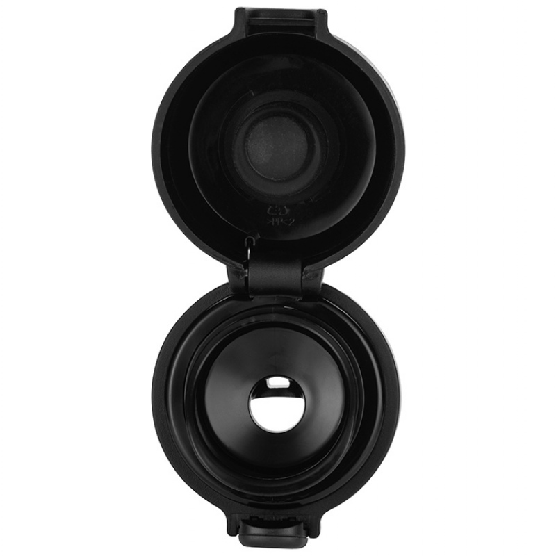 Вакуумная термокружка c кнопкой «Guard», soft-touch, 400 мл, тубус, 7 цветов. Артикул о82751