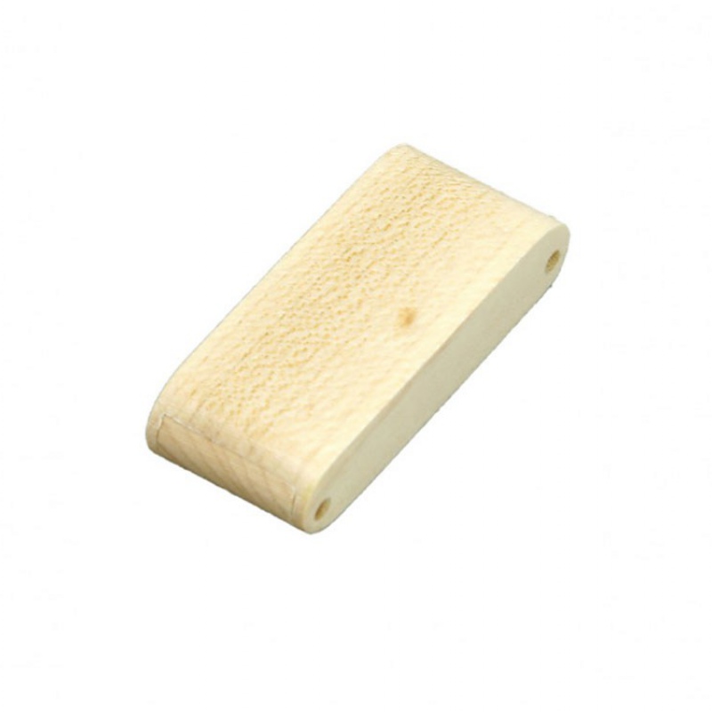 USB 2.0 - флешка на 16 Гб прямоугольной формы с раскладным корпусом, коричневый, белый. Артикул о7005.16