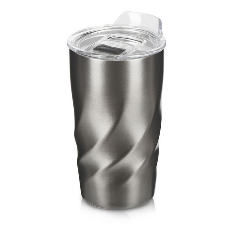 Вакуумная термокружка с медной изоляцией «Calix», 400 мл, серый. Артикул о636018