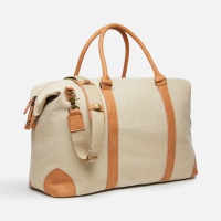 Дорожная сумка Bosler, бежевая, черная, синяя. Артикул р18671