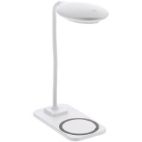 Настольная лампа с беспроводной зарядкой Modicum, белая. Артикул р15839.60