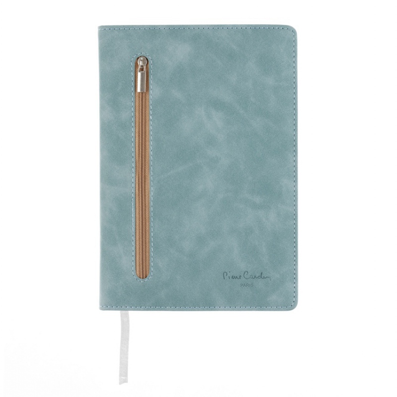 Записная книжка, A5, Pierre Cardin, пудровая, голубая, антрацит. Артикул о42136