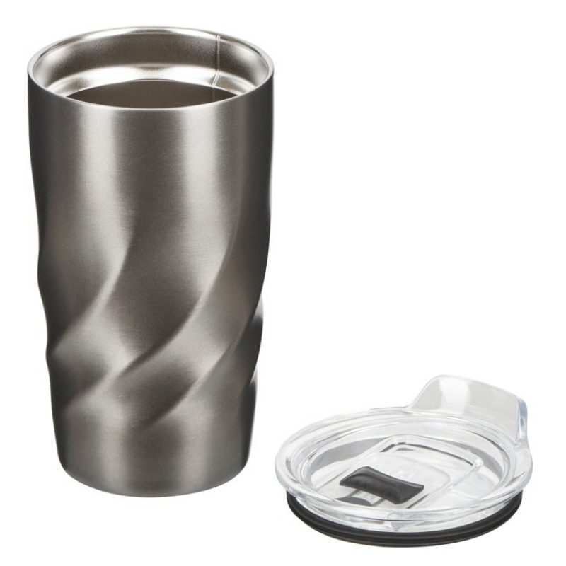 Вакуумная термокружка с медной изоляцией «Calix», 400 мл, серый. Артикул о636018