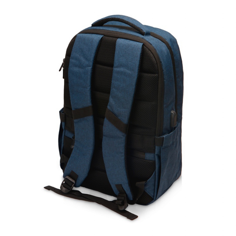 Антикражный рюкзак «Zest» для ноутбука 15.6', синий, серый, синий нэйви, черный. Артикул о95445