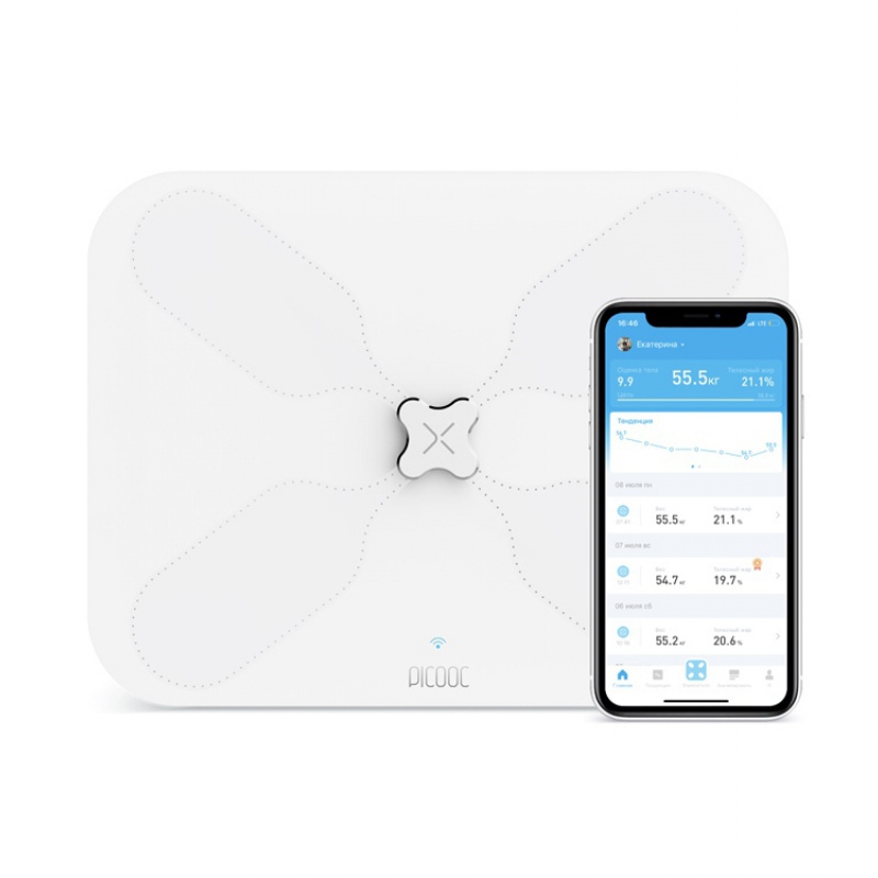 Умные диагностические весы с Wi-Fi S3 Lite V2. Артикул о15138