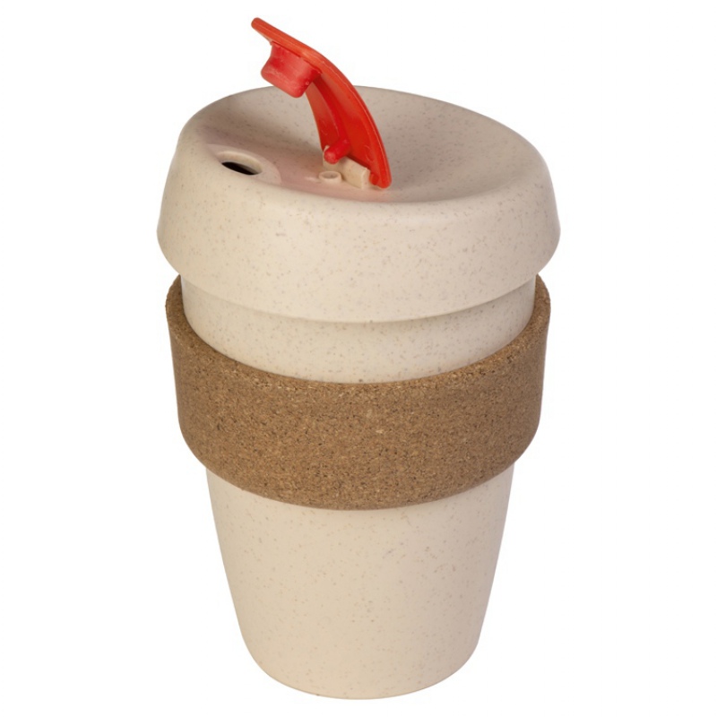 Стакан из пшеничного волокна с двойными стенками «Pino», 5 цветов. Артикул о82872