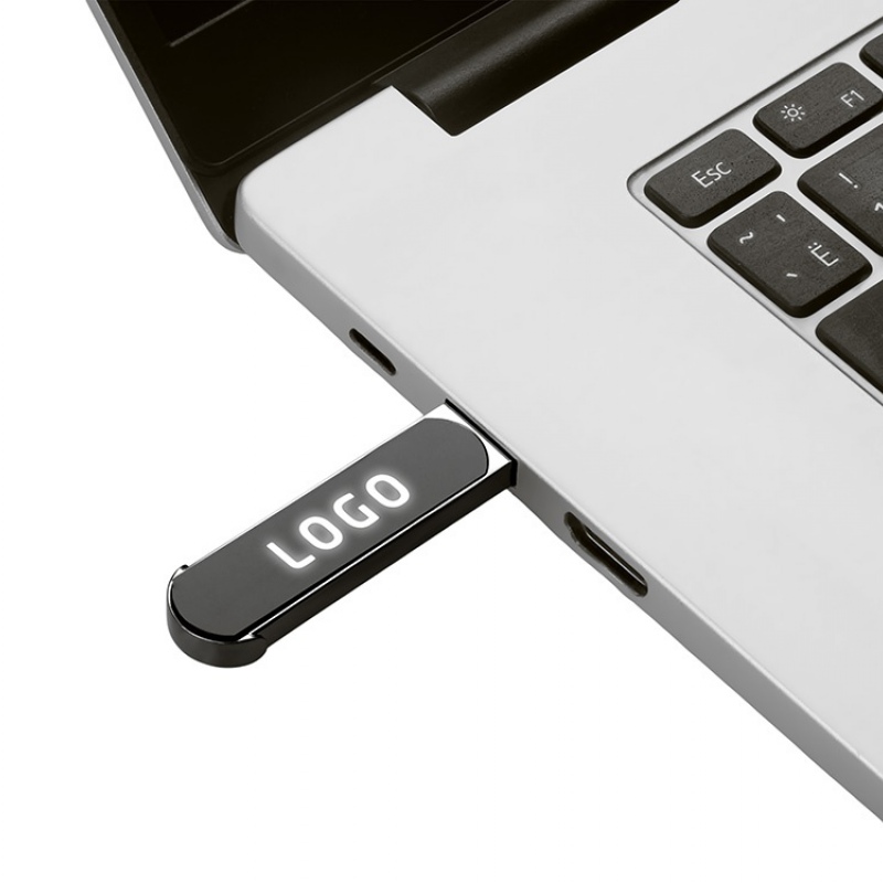 Ручка шариковая металлическая «Patronus» с флеш-картой на 16 Гб, матовый черный. Артикул о180926