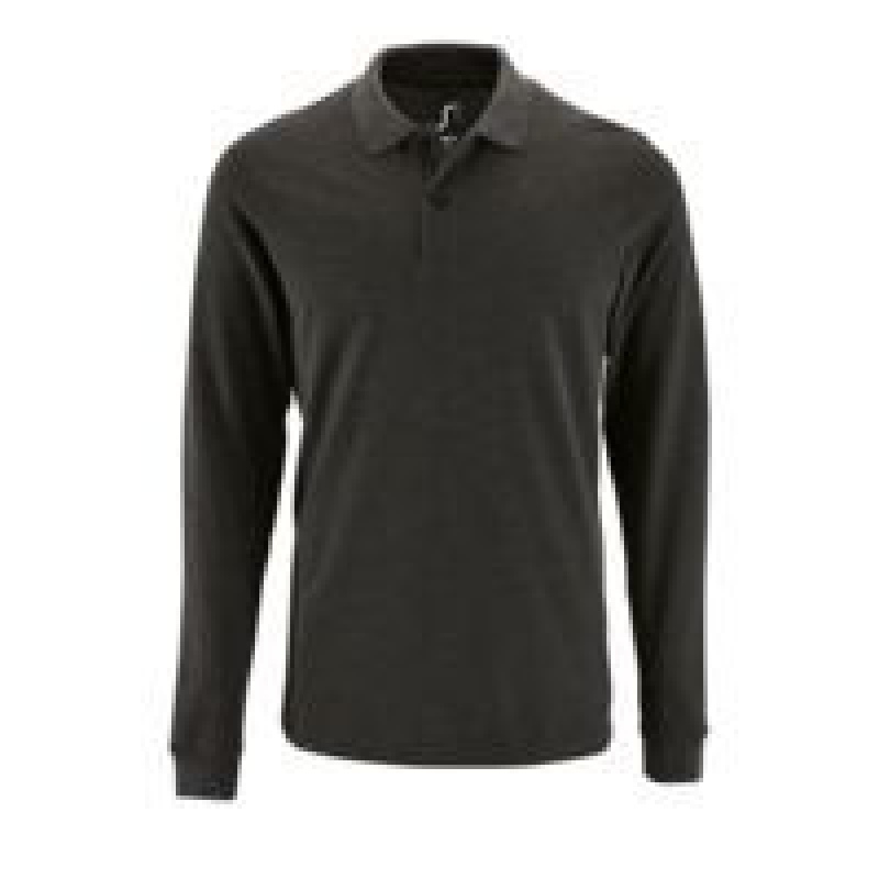 Рубашка поло мужская с длинным рукавом PERFECT LSL MEN, 10 цветов. Артикул р02087