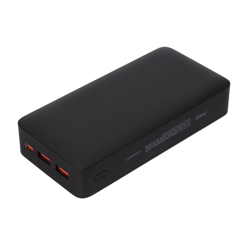 Внешний аккумулятор с подсветкой Ancor PD Plus 20000 mAh, черный. Артикул е32122.010