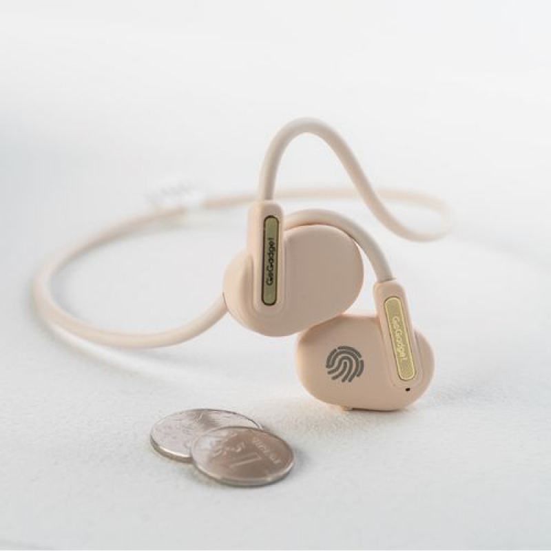 Беспроводные наушники OpenAir Arc, бежевые, черные. Артикул р19311 