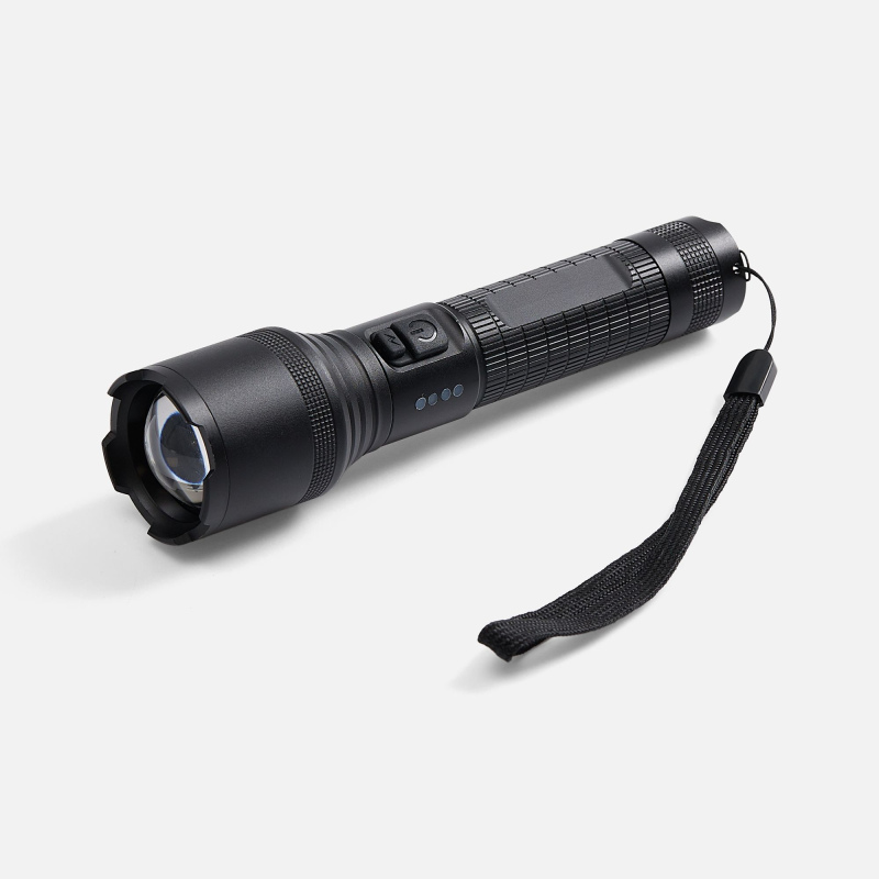 Фонарь аккумуляторный с фокусировкой луча FarSee, черный. Артикул р63058.30