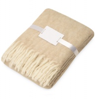 Плед «Warmy» с шерстью, темно-серый, бежевый, светло-серый. Артикул о8355