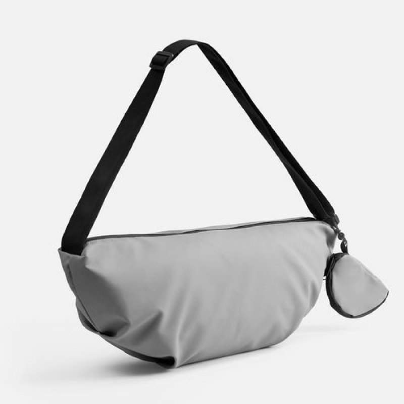 Сумка через плечо Altro, серая, черная. Артикул р17294