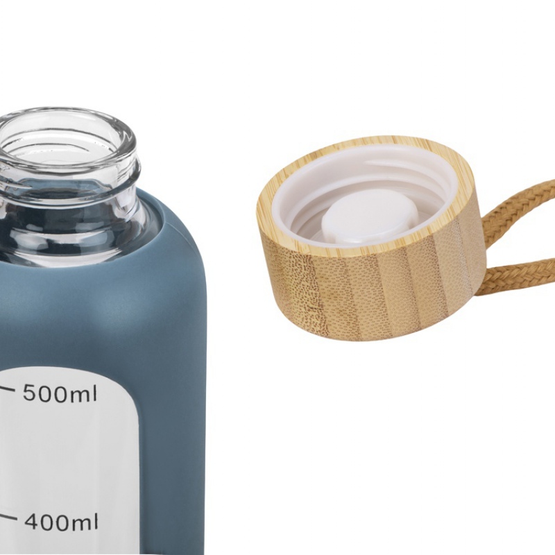 Бутылка из боросиликатного стекла «Hangy», 550 мл, 4 цвета. Артикул о87751