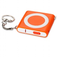 Брелок-рулетка с фонариком «Книга», 1м., оранжевый, красный, синий. Артикул о71945