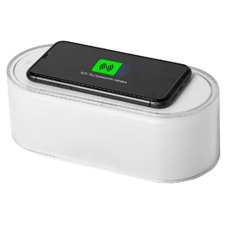 Ночник с беспроводной зарядкой и RGB подсветкой «Miracle», 15 Вт. Артикул о401305