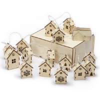 Елочная гирлянда с лампочками «Зимняя сказка» в деревянной подарочной коробке. Артикул о625320