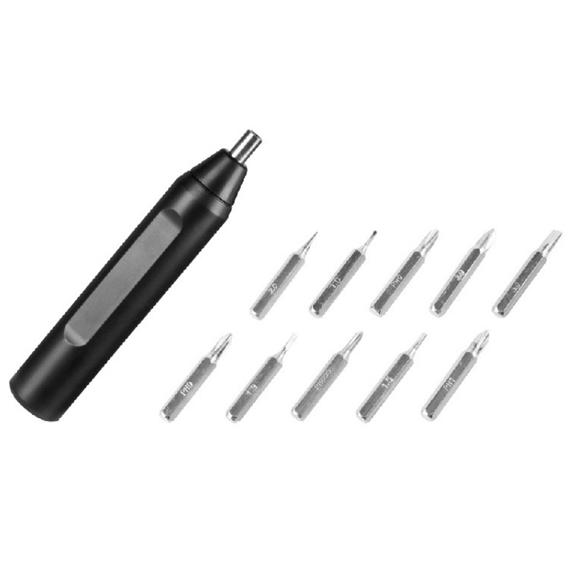 Отвертка «Drill» 10-в-1, белый, синий, черный. Артикул о473417