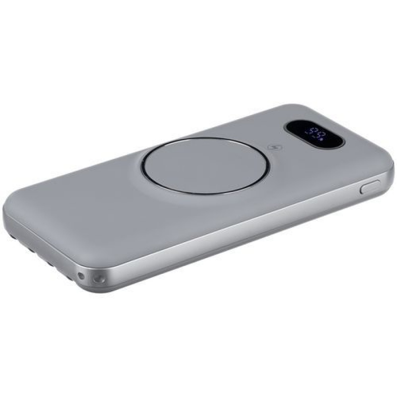 Внешний аккумулятор Omni Pro 10000 мАч, серый, белый, синий, черный. Артикул р25007