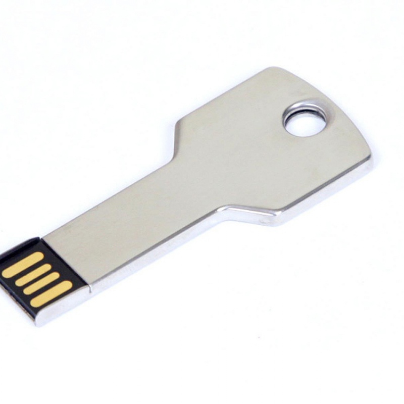 USB 2.0 - флешка на 64 Гб в виде ключа, красная, серебристая, золотистая, синяя, зеленая. Артикул о6006.64