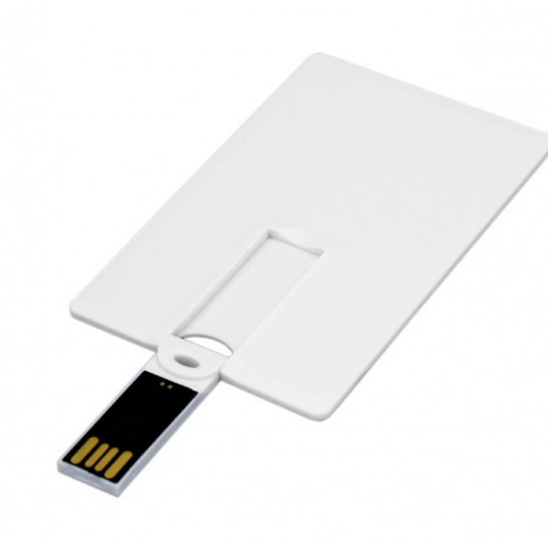 USB 2.0 - флешка на 64 Гб в виде пластиковой карты с откидным механизмом. Артикул о6002.64