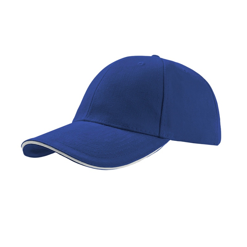 Бейсболка LIBERTY SANDWICH, 6 клиньев, сэндвич, металлическая застежка, 24 цвета. Артикул и25435