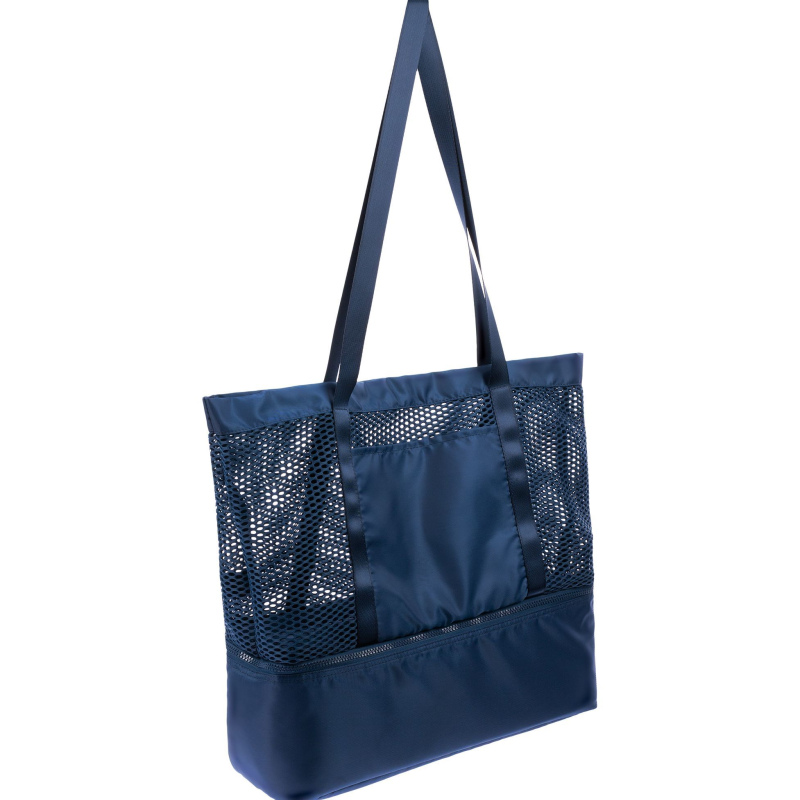 Шопер с термоотделением Verkko, темно-синий, серо-голубой. Артикул р15463