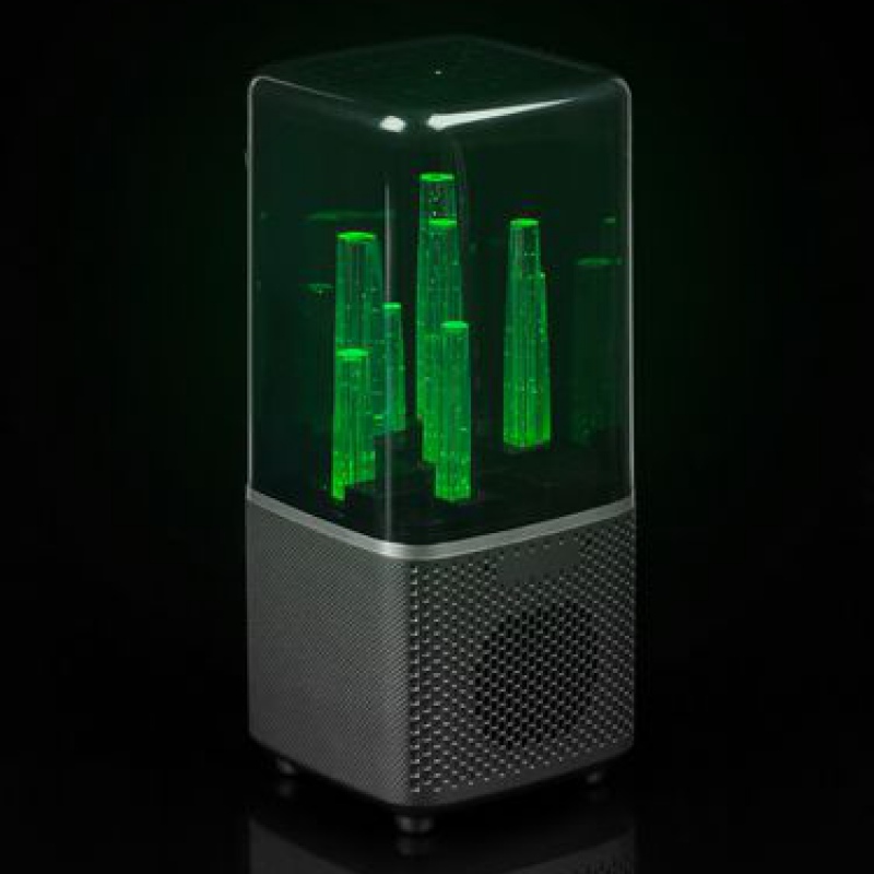 Беспроводная колонка с подсветкой citySound, черная. Артикул р13930.30