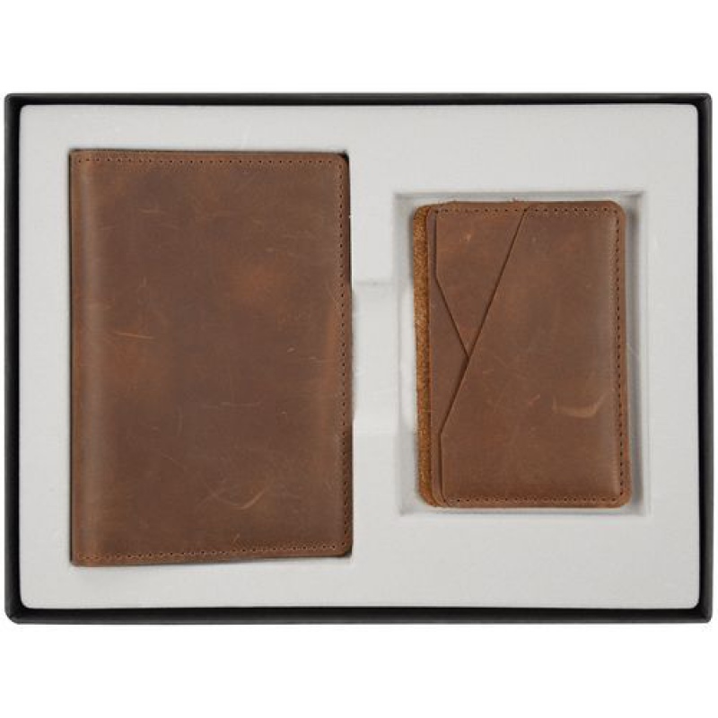 Набор, обложка для паспорта и чехол для карточек, InStream, 6 цветов. Артикул р17726