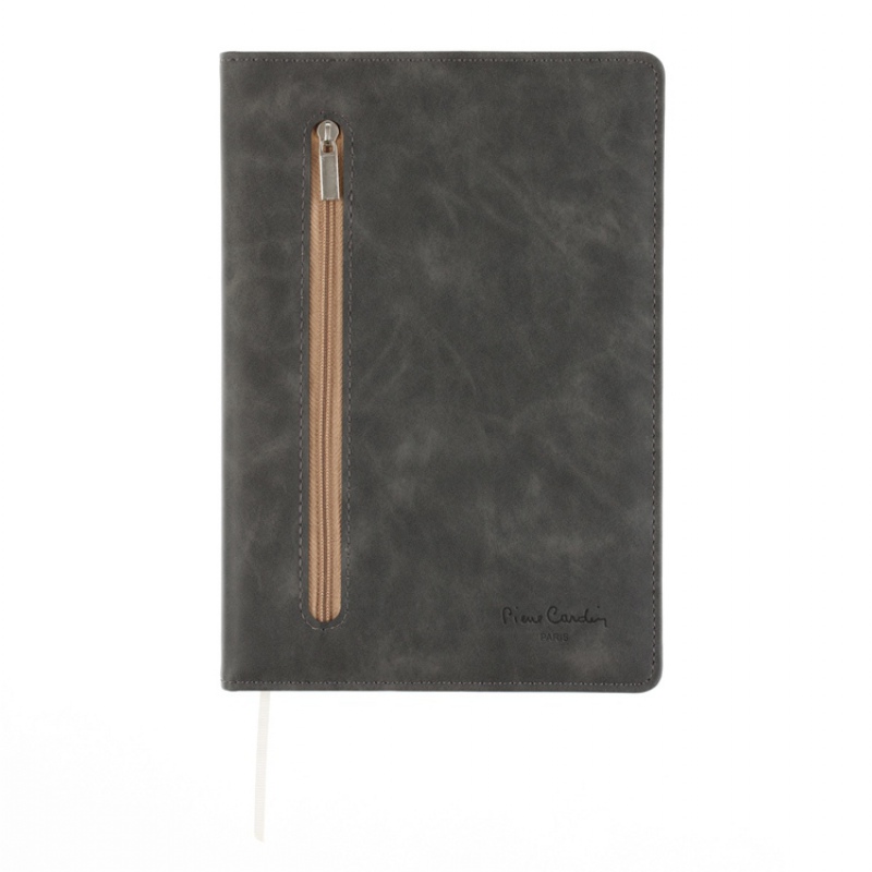 Записная книжка, A5, Pierre Cardin, пудровая, голубая, антрацит. Артикул о42136