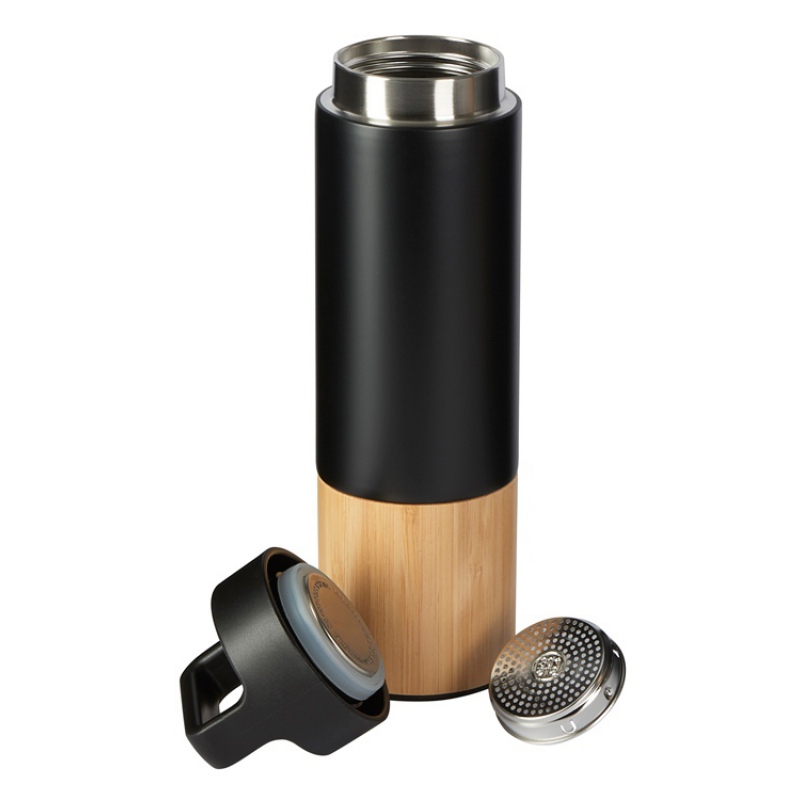 Вакуумный термос «Hedge», 550 мл, черный. Артикул о827500