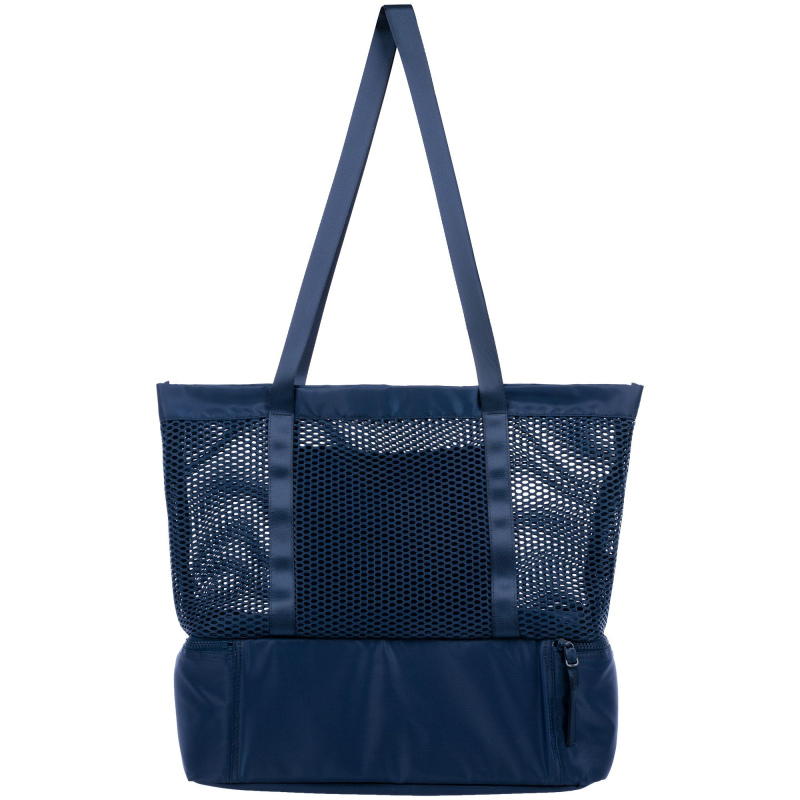 Шопер с термоотделением Verkko, темно-синий, серо-голубой. Артикул р15463