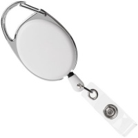 Ретрактор Access New с карабином, белый, синий, черный. Артикул р16242