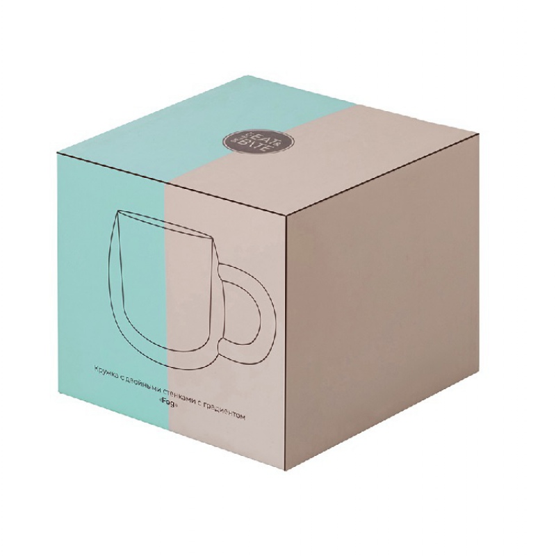 Кружка с двойными стенками и градиентом «Fog», 4 цвета. Артикул о88864