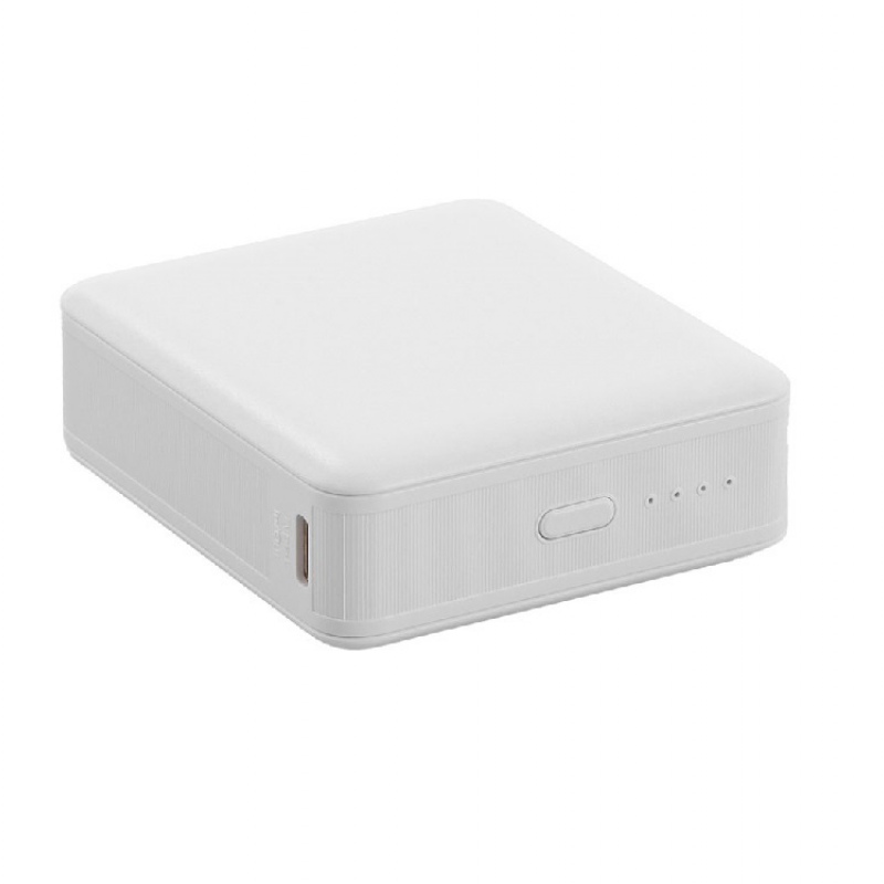 Внешний аккумулятор «Brick 10» с быстрой зарядкой QC/PD, 10000 мАч, белый, черный. Артикул о39231