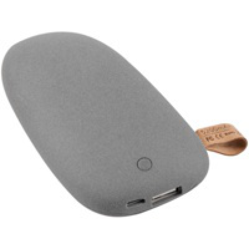 Внешний аккумулятор Pebble 5200, серо-синий, серый. Артикул р5622