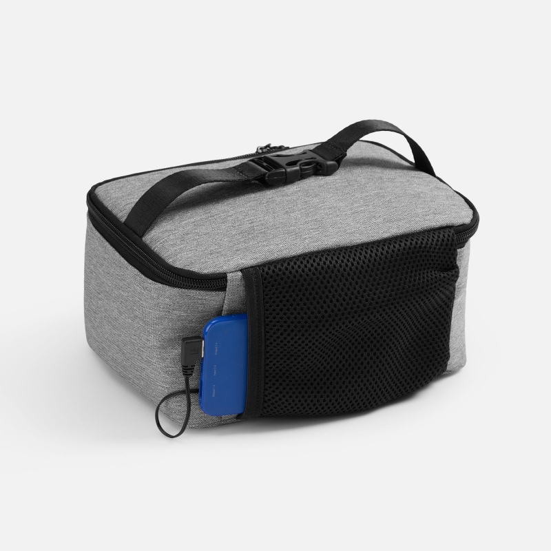 Изотермическая сумка с функцией подогрева Oneworld, серая. Артикул р18456.10