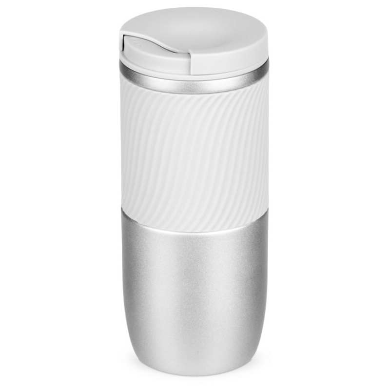 Герметичная вакуумная термокружка «Pillar», 550 мл, серебристый, черный. Артикул о82306