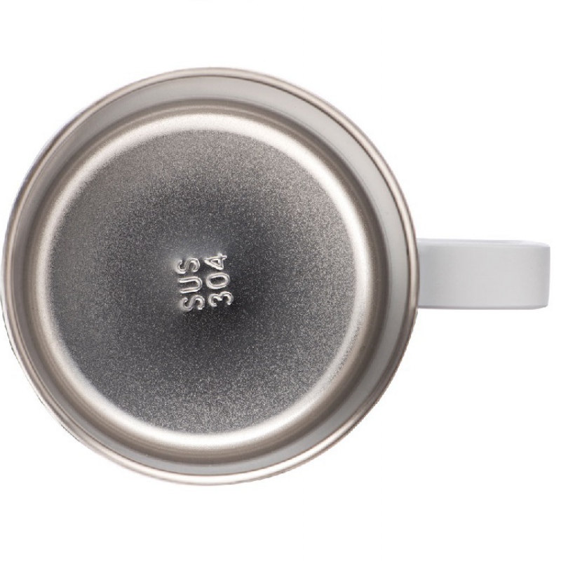 Стальная кружка с двойными стенками «Alaska», черный, белый, синий. Артикул о81500