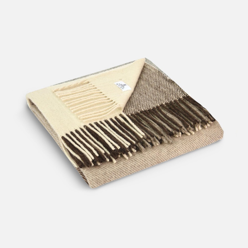 Плед Andes, коричневый, темно-серый, серый. Артикул р18730