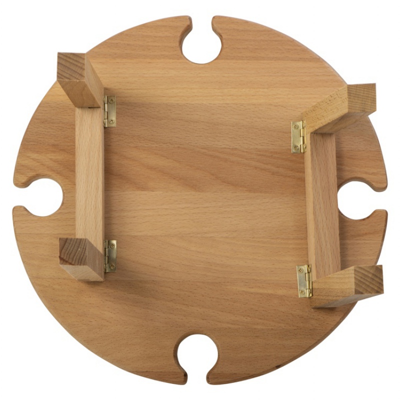 Деревянный столик на складных ножках «Outside party», коричневый. Артикул о625345